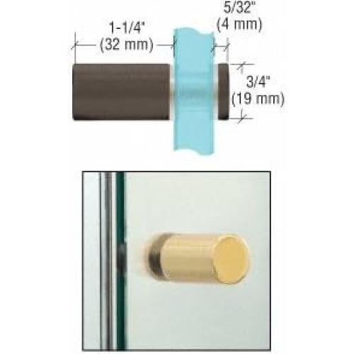 Perilla de Ducha Cilindro C.R. Laurence Bronce Aceitado 19mm
