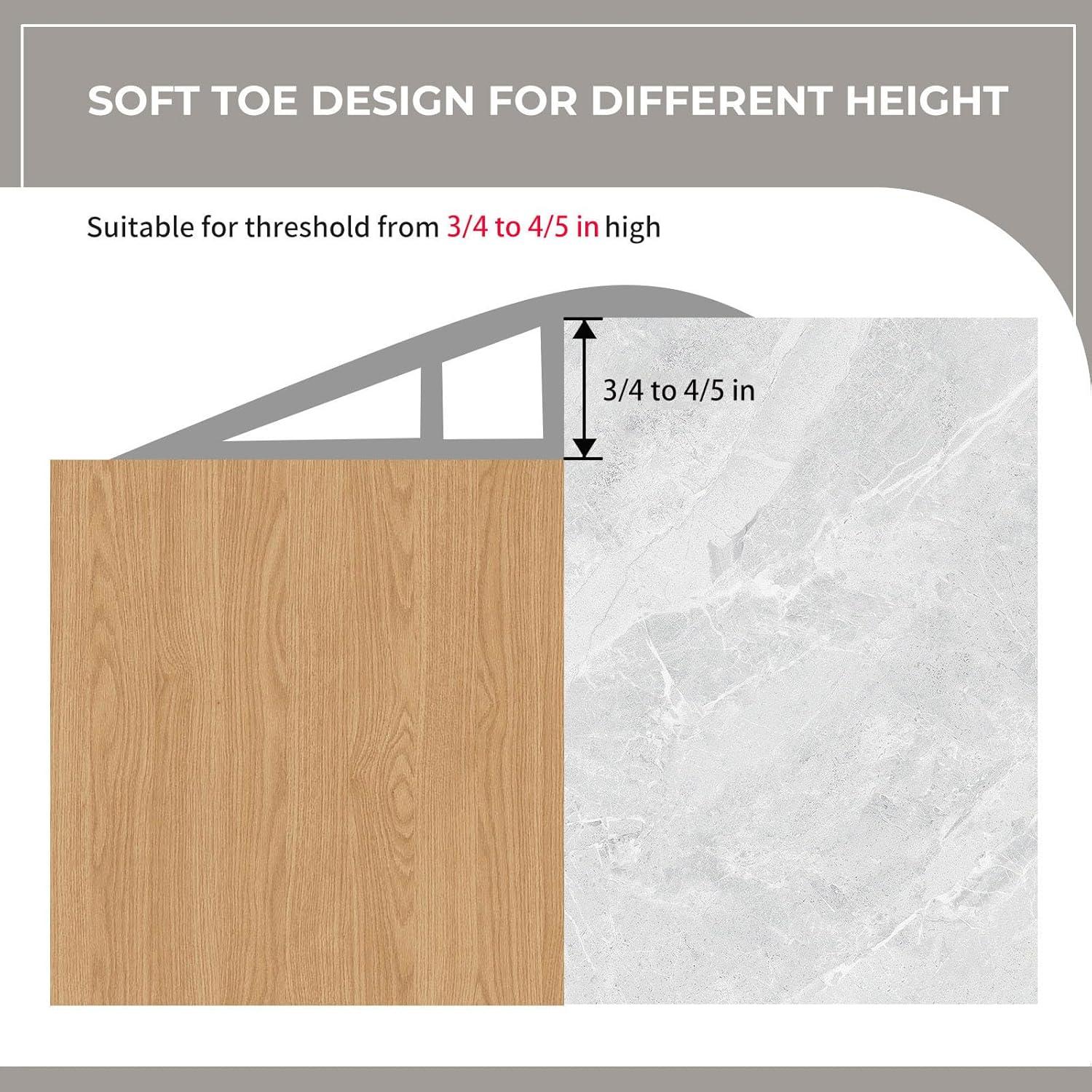 Tira de Transición de Vinilo EaseThrift 91.44 cm Gris