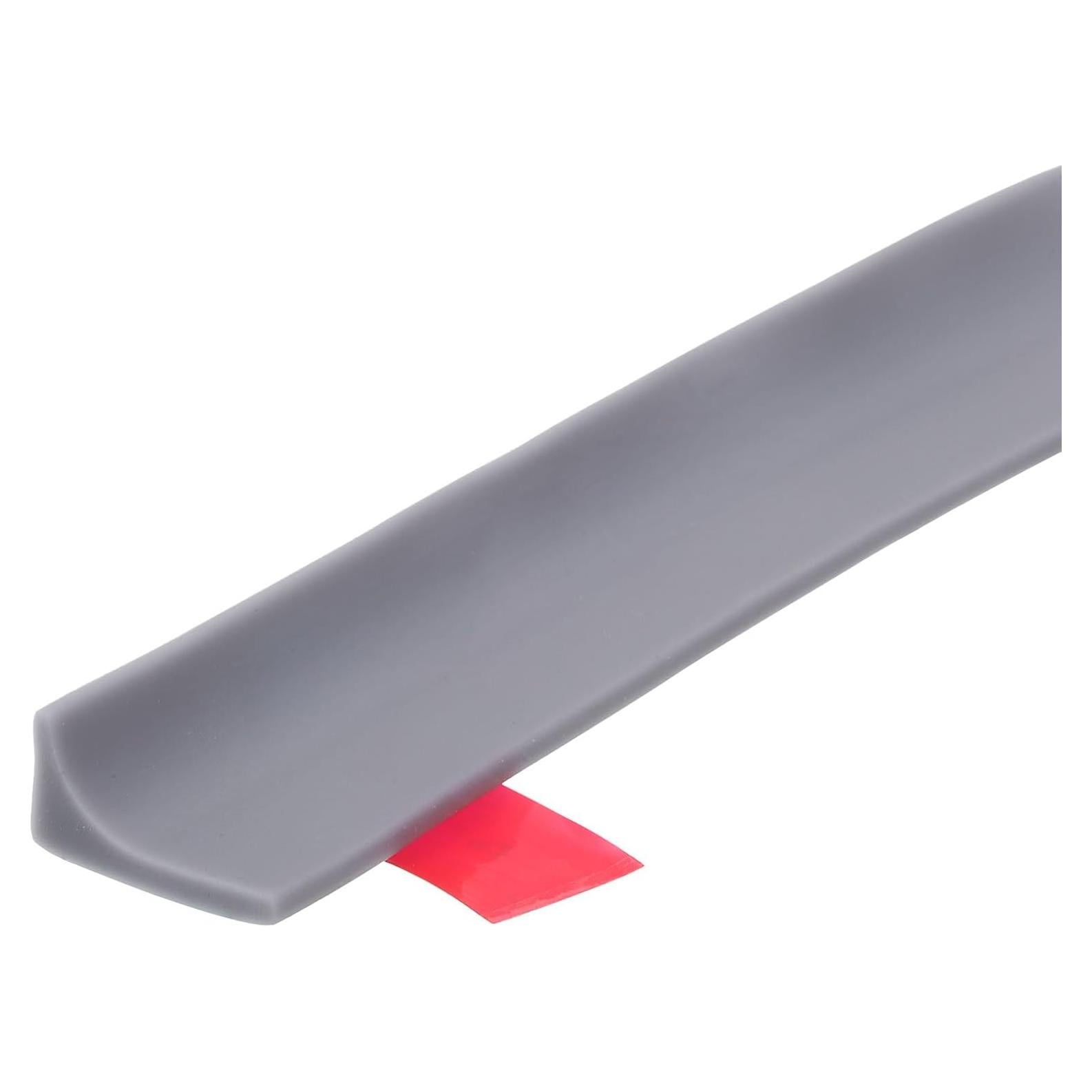 Barrera de Ducha Plegable uxcell 300 cm Silicona Gris