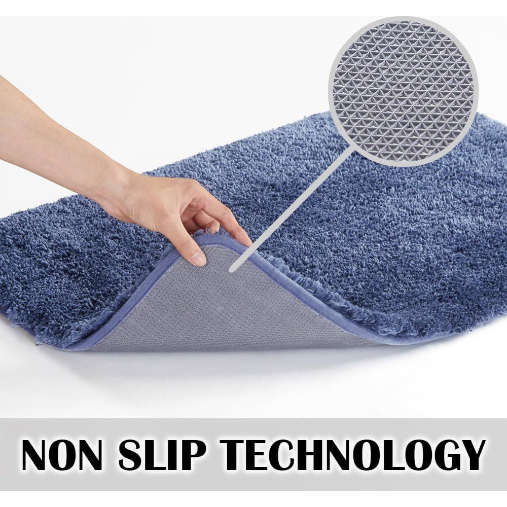 Alfombra de Baño Antideslizante Suchtale 61x41 cm Azul