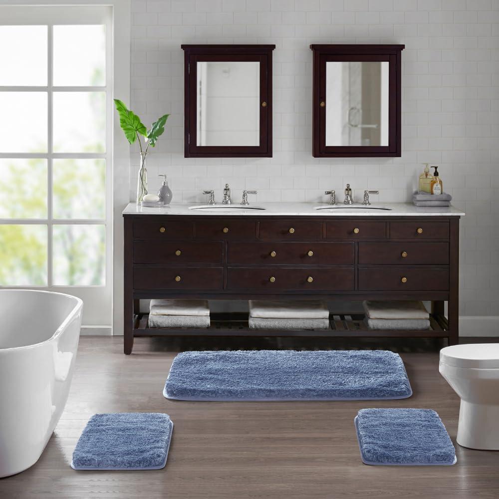 Alfombra de Baño Antideslizante Suchtale 61x41 cm Azul