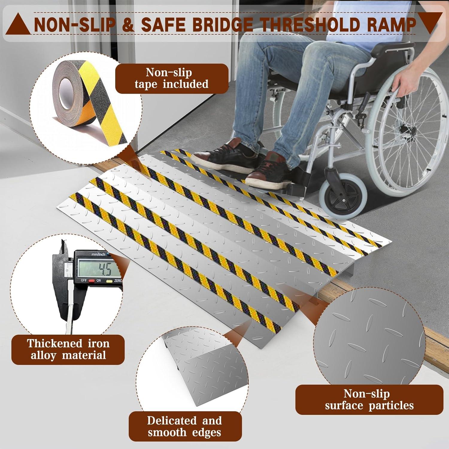 Rampa de Umbral de Puerta Yeezoo 70cm Carga 363kg