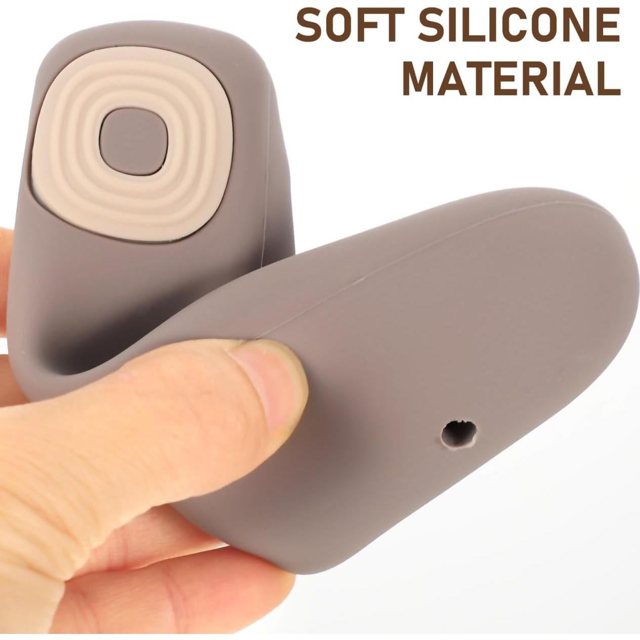 Cubierta de Manija de Puerta de Silicona COHEALI Gris 14.4x5.2cm