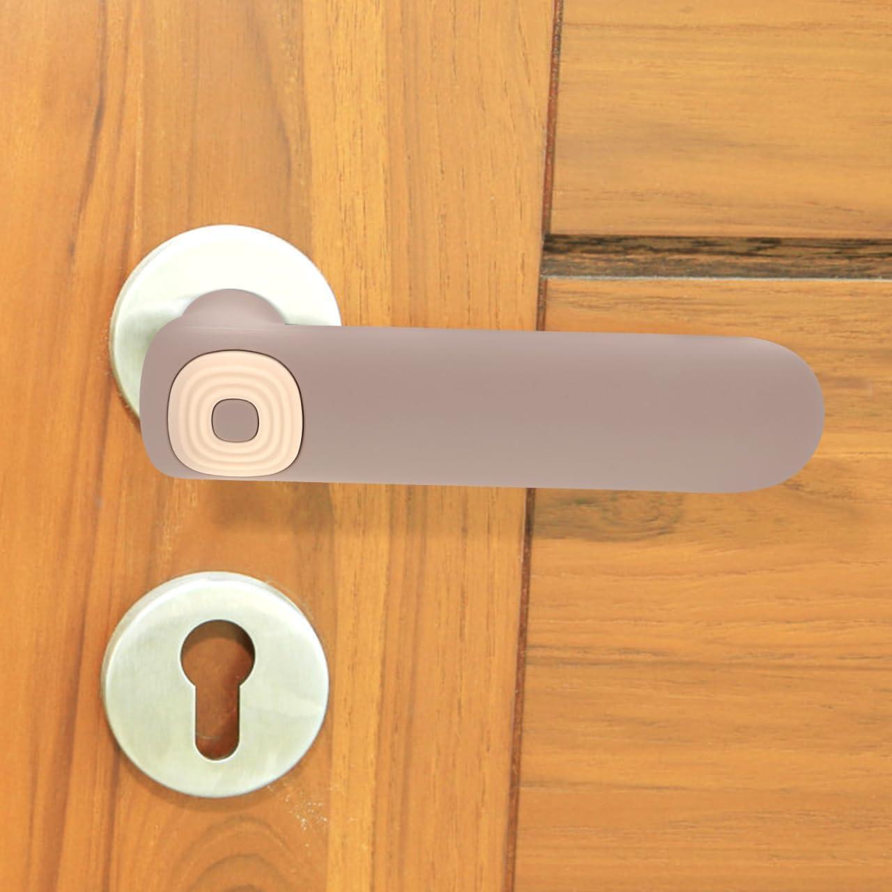 Cubierta de Manija de Puerta de Silicona COHEALI Gris 14.4x5.2cm