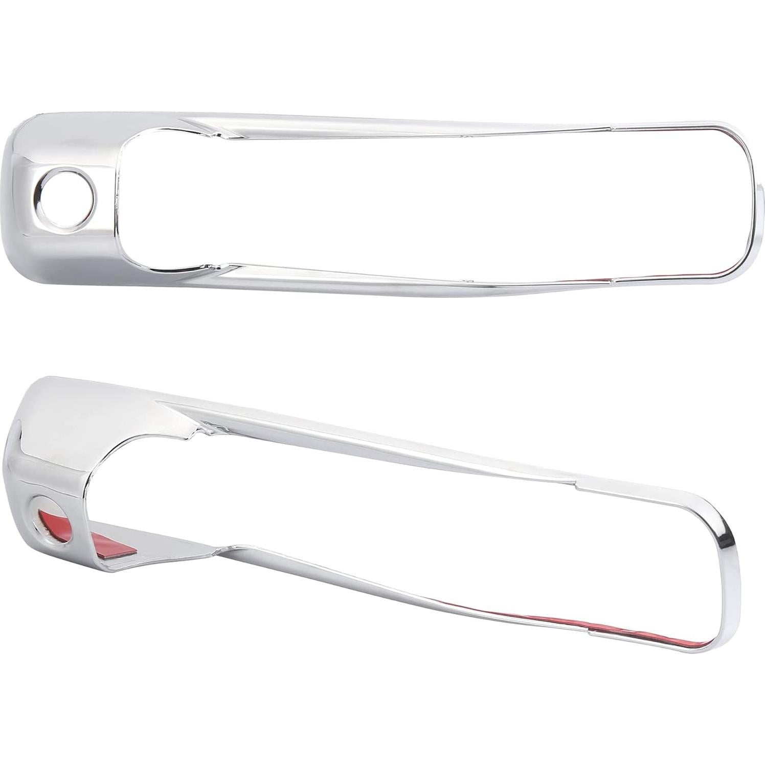 Cubierta de Manija de Puerta Exterior X AUTOHAUX ABS Plateada - 4 Unidades