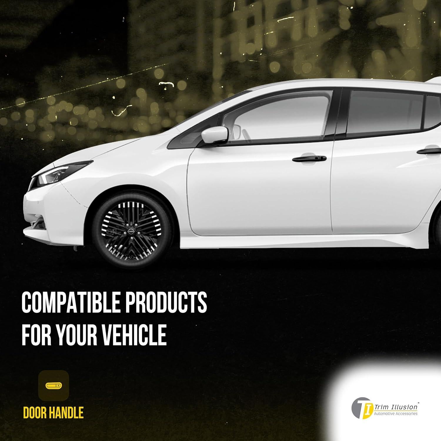 Cubierta de Manija de Puerta Trim Illusion para Nissan Sentra 2013-2019