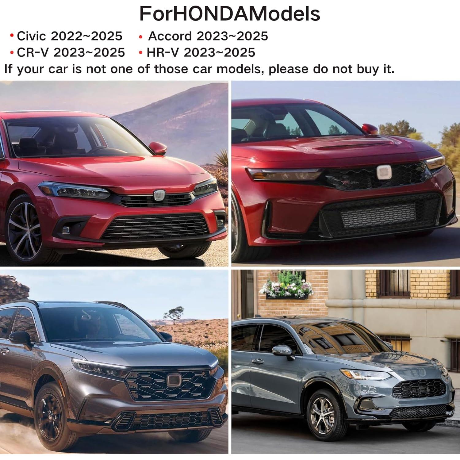 Cubierta de Manija de Puerta Exterior JXGZYD para Honda Civic 2022-2025