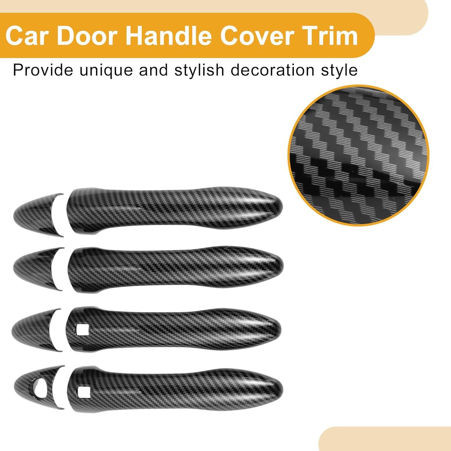 Cubierta de Manija de Puerta Kia Optima K5 2011-2015 ABS Carbono