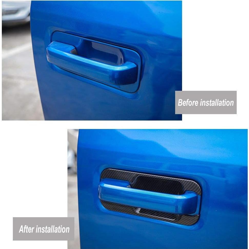 Cubierta de Manija Exterior JeCar para Ford F150 2015-2020, 8 Piezas ABS