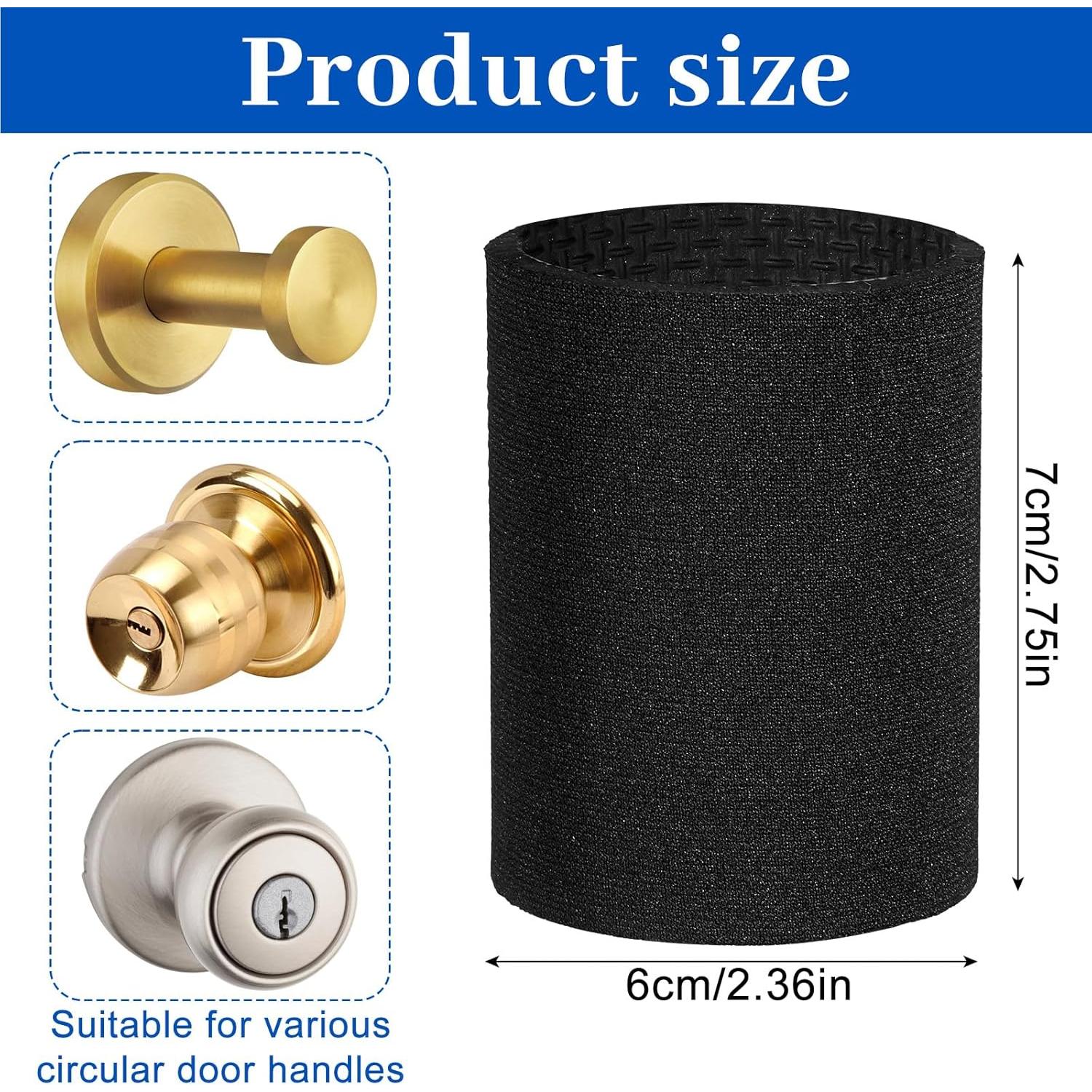 Cubiertas Redondas para Manijas de Puerta Zelphvt - 4 Pcs Antiescaldamiento