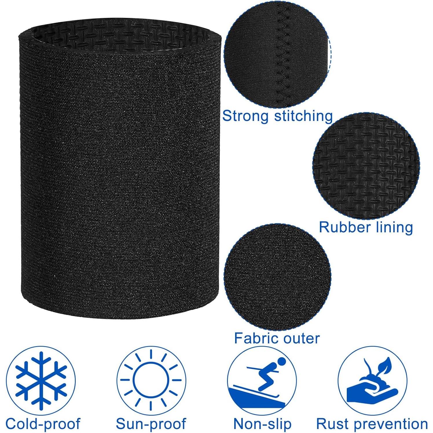 Cubiertas Redondas para Manijas de Puerta Zelphvt - 4 Pcs Antiescaldamiento