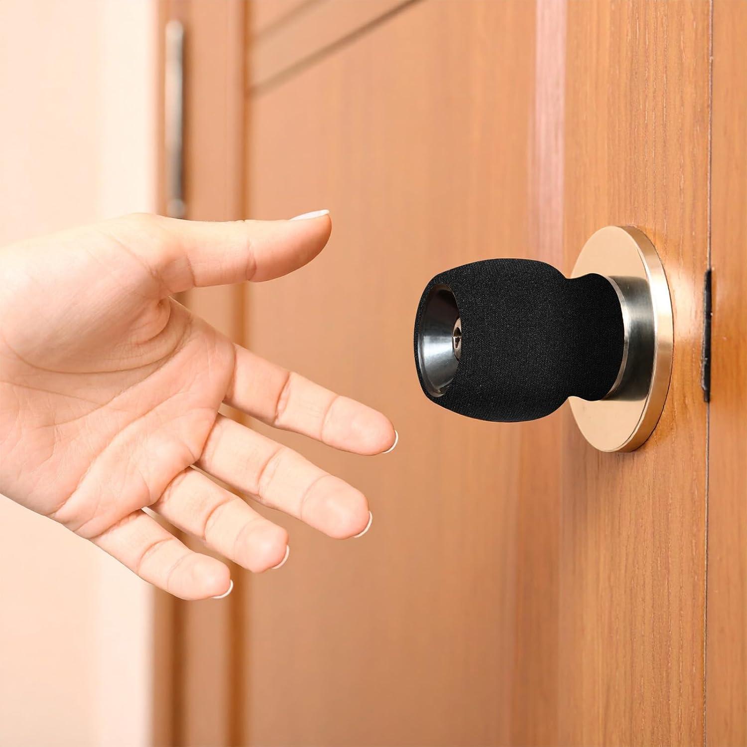 Cubiertas Redondas para Manijas de Puerta Zelphvt - 4 Pcs Antiescaldamiento