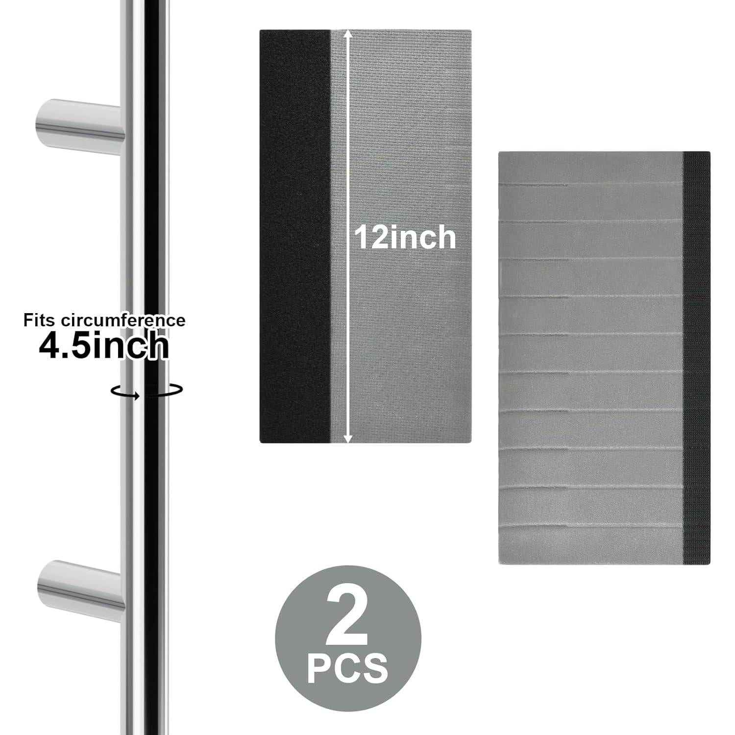 Cubierta de Manija de Puerta Homakover Gris - 2 Unidades Ajustables