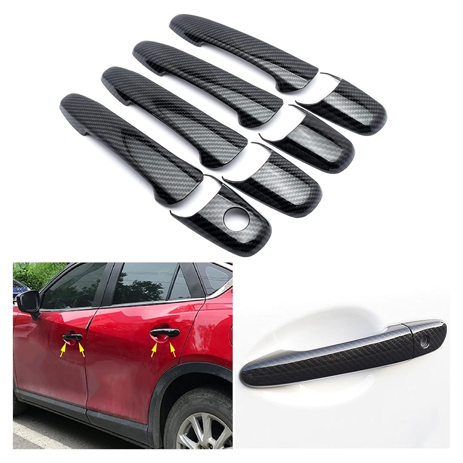 Cubierta de Manija de Puerta Exterior Xotic Tech 8 Piezas ABS Carbono