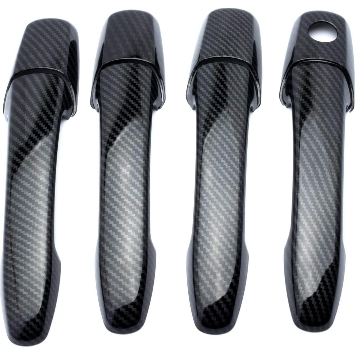 Cubierta de Manija de Puerta Exterior Xotic Tech 8 Piezas ABS Carbono