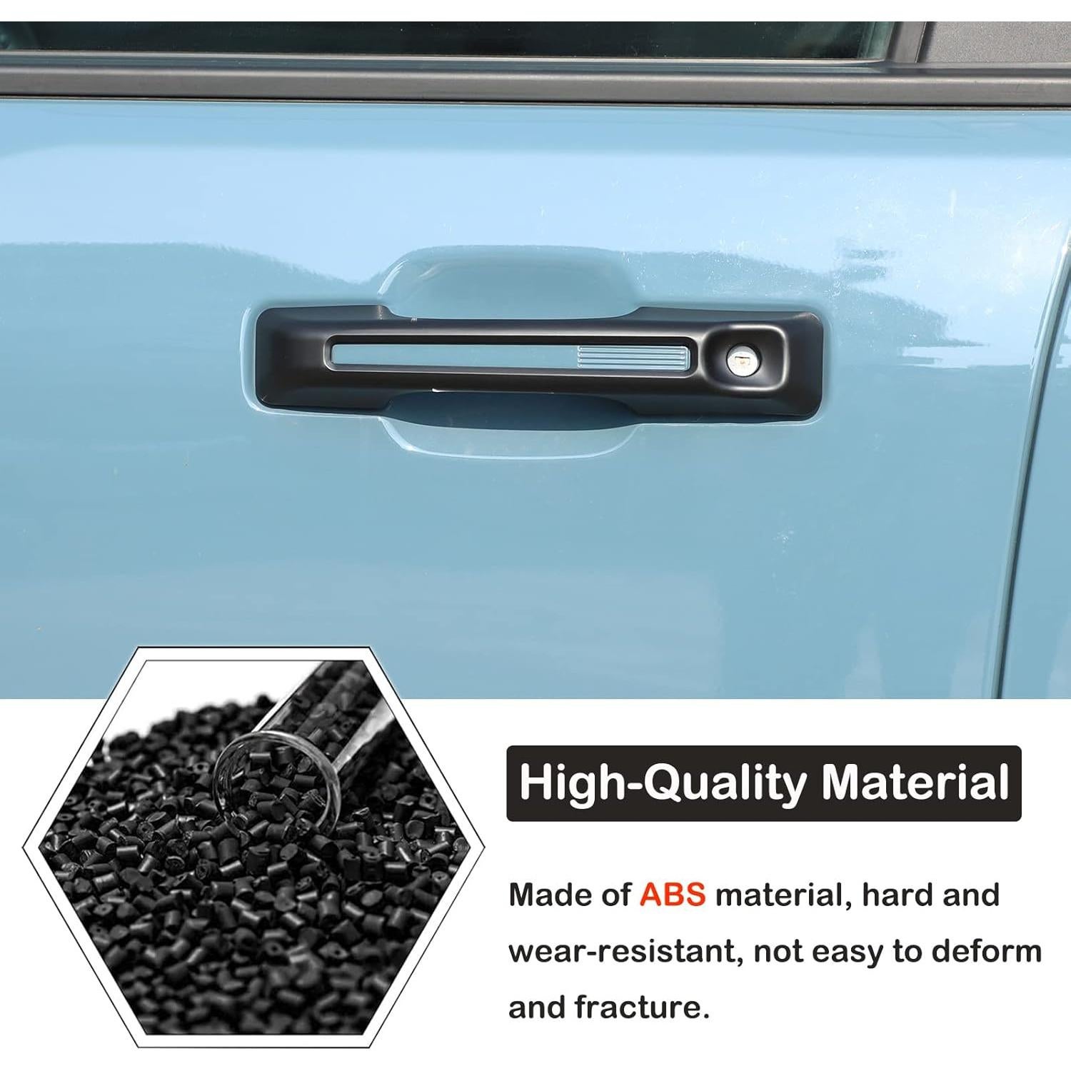 Cubierta de Manija de Puerta Exterior Aunginsy para Ford 2022-2025