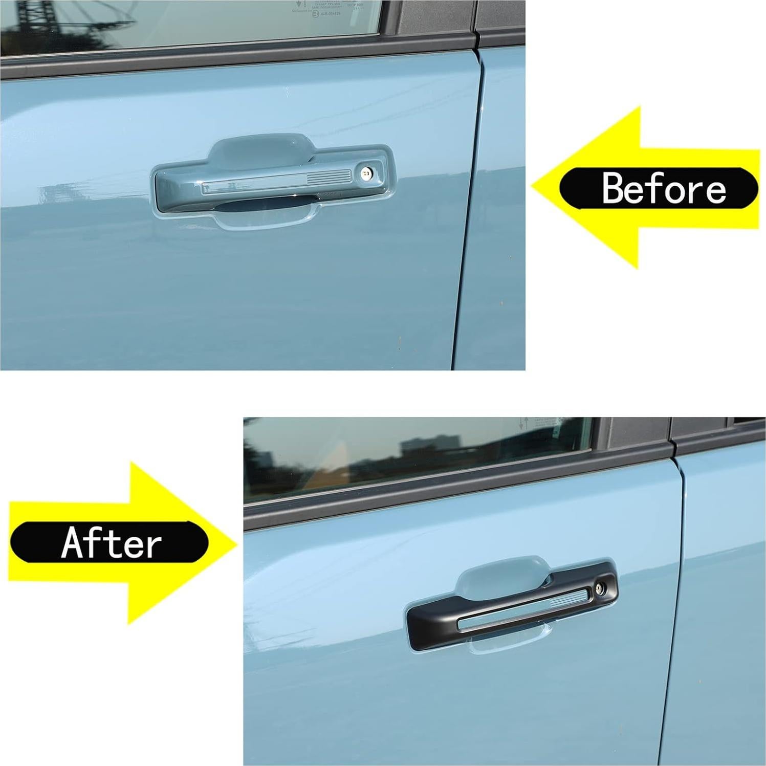 Cubierta de Manija de Puerta Exterior Aunginsy para Ford 2022-2025