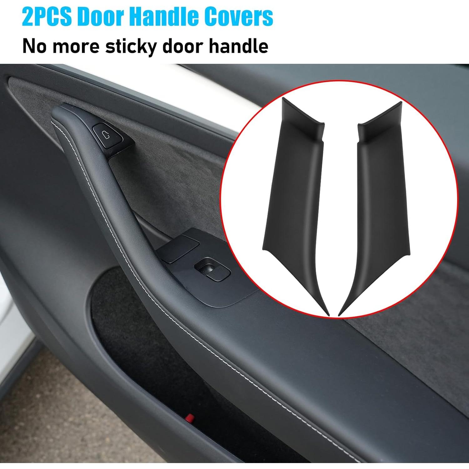 Cubiertas de Manijas de Puerta Jaronx para Tesla Modelo 3/Y 2017-2024