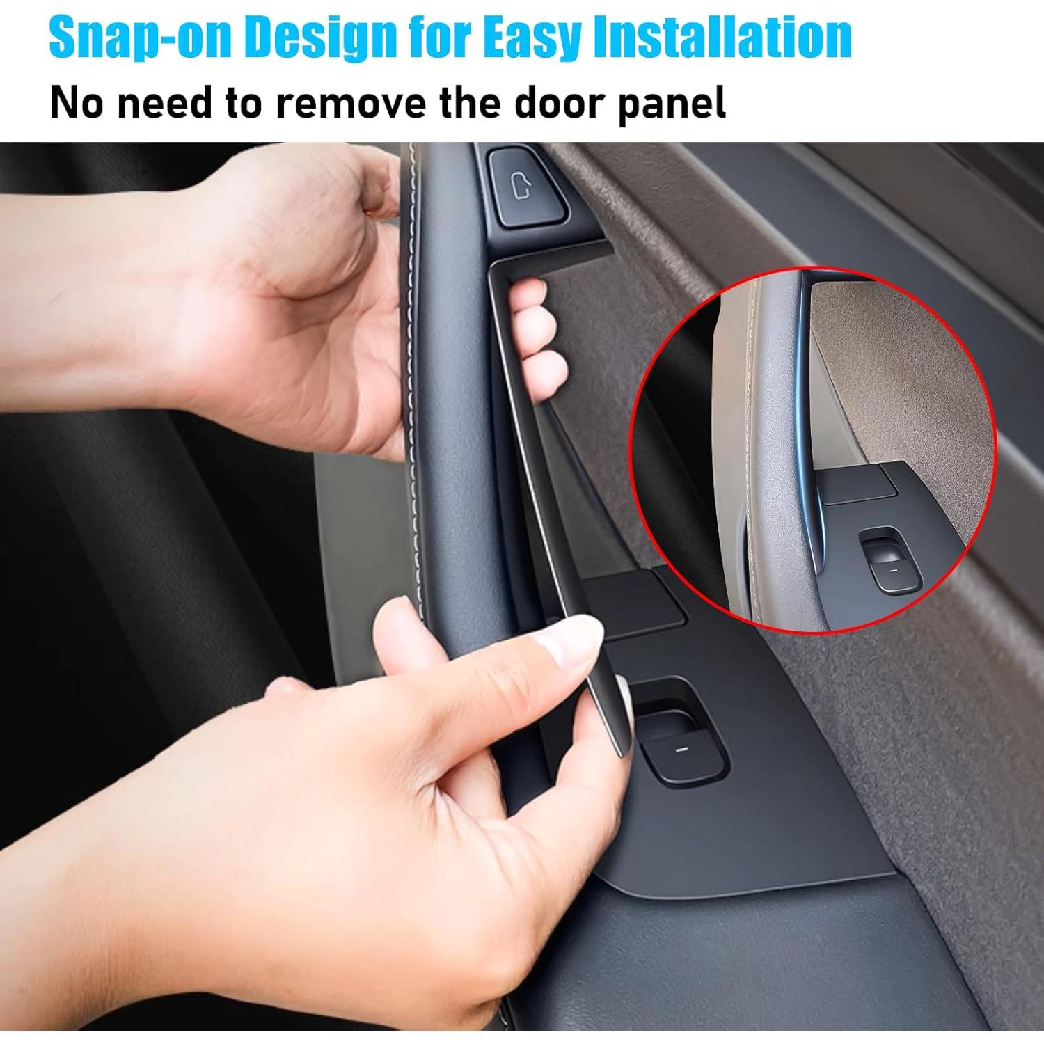 Cubiertas de Manijas de Puerta Jaronx para Tesla Modelo 3/Y 2017-2024