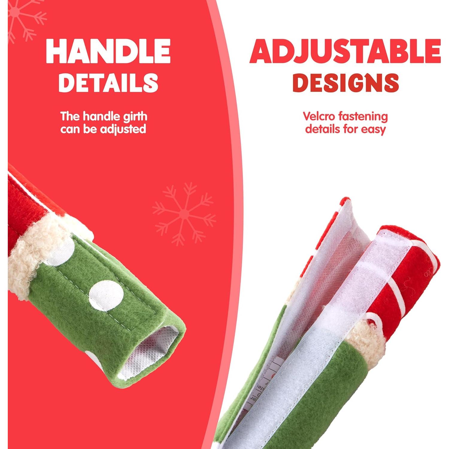 Cubiertas de Manijas de Nevera Joyin 3 Piezas Muñeco de Nieve