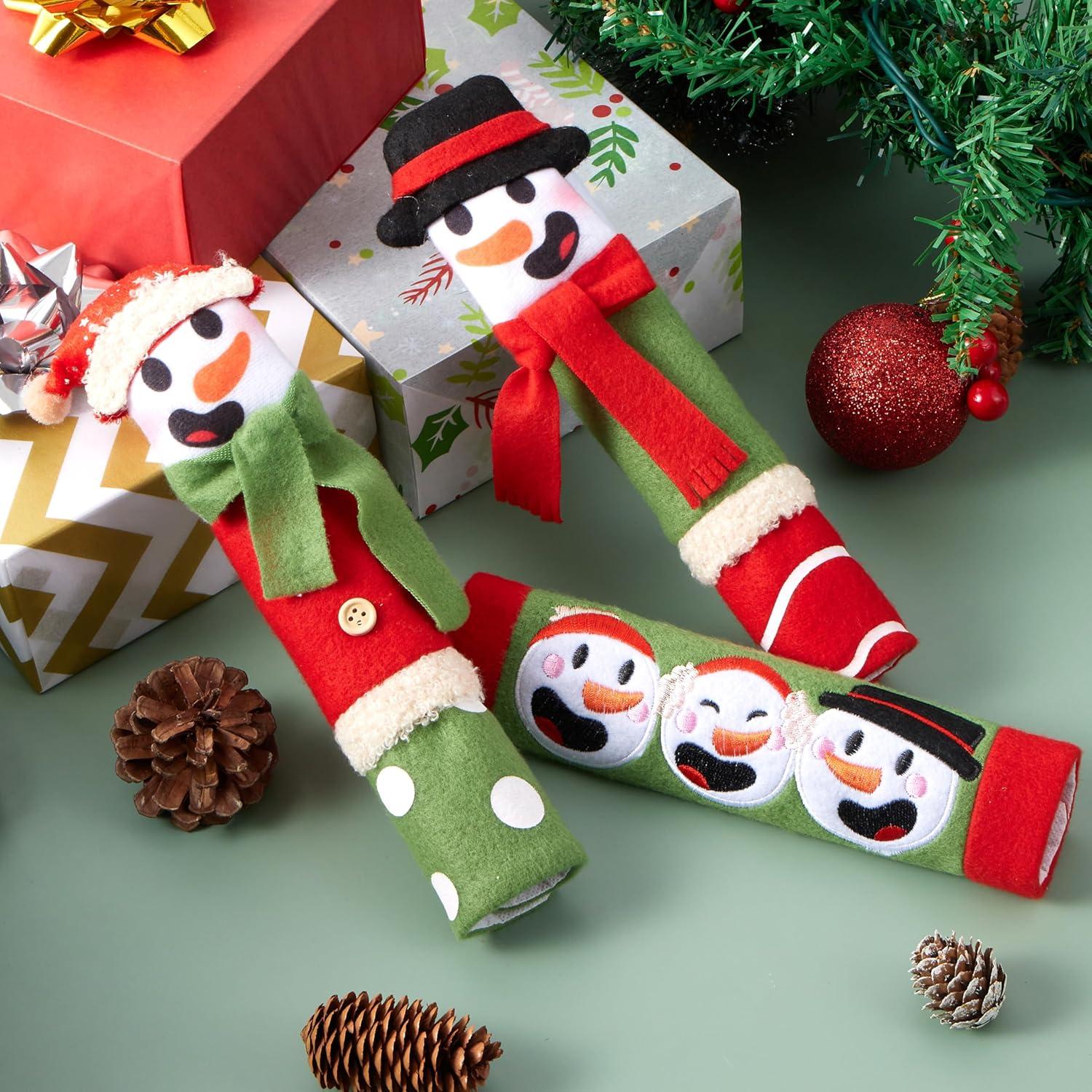 Cubiertas de Manijas de Nevera Joyin 3 Piezas Muñeco de Nieve