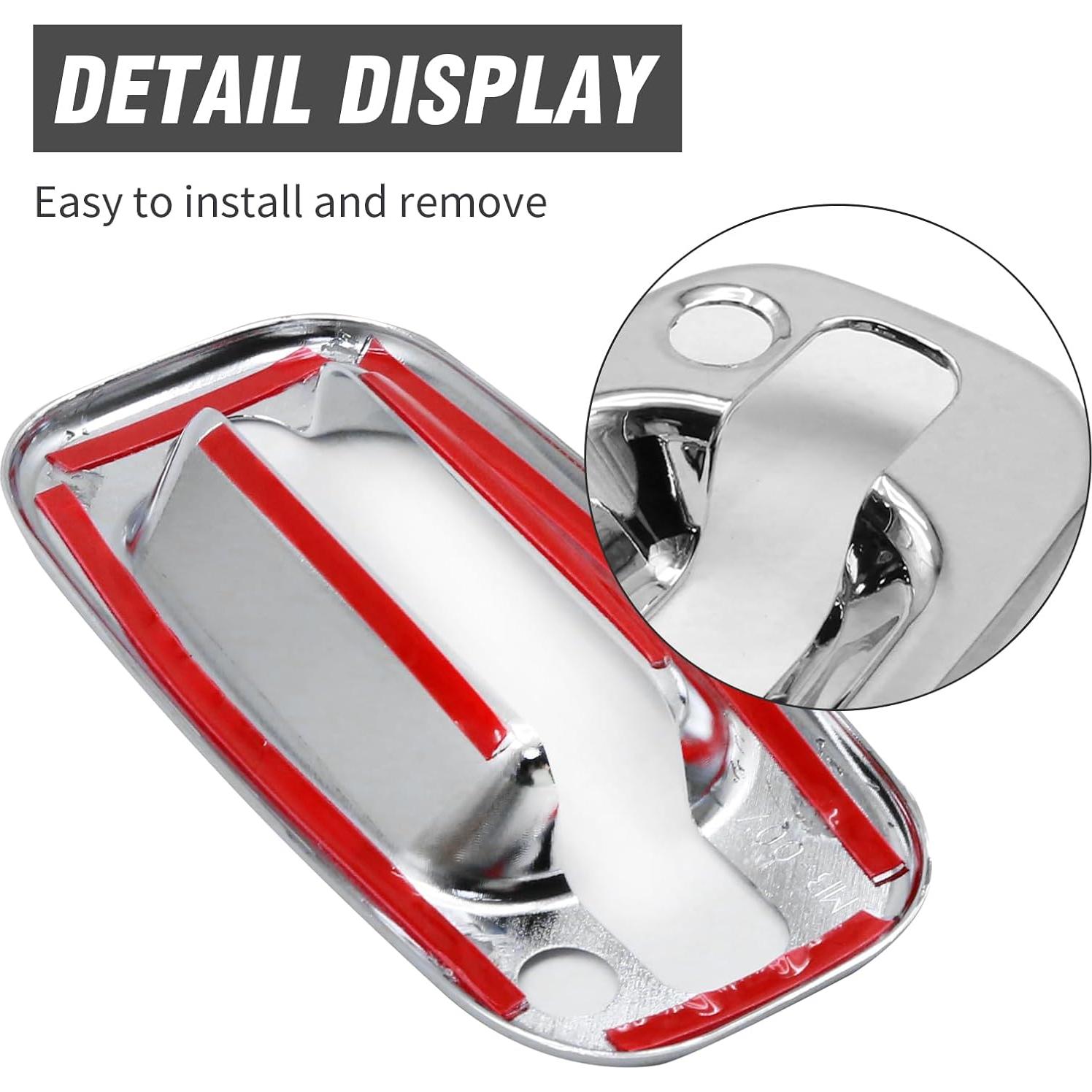 Cubiertas de Manijas de Puerta Cromadas Anxingo 2 Pcs para Chevrolet y GMC