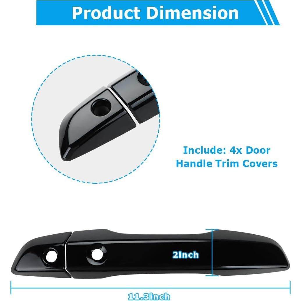 Cubierta de Manija de Puerta DLOVEG para Honda Civic 2016-2021