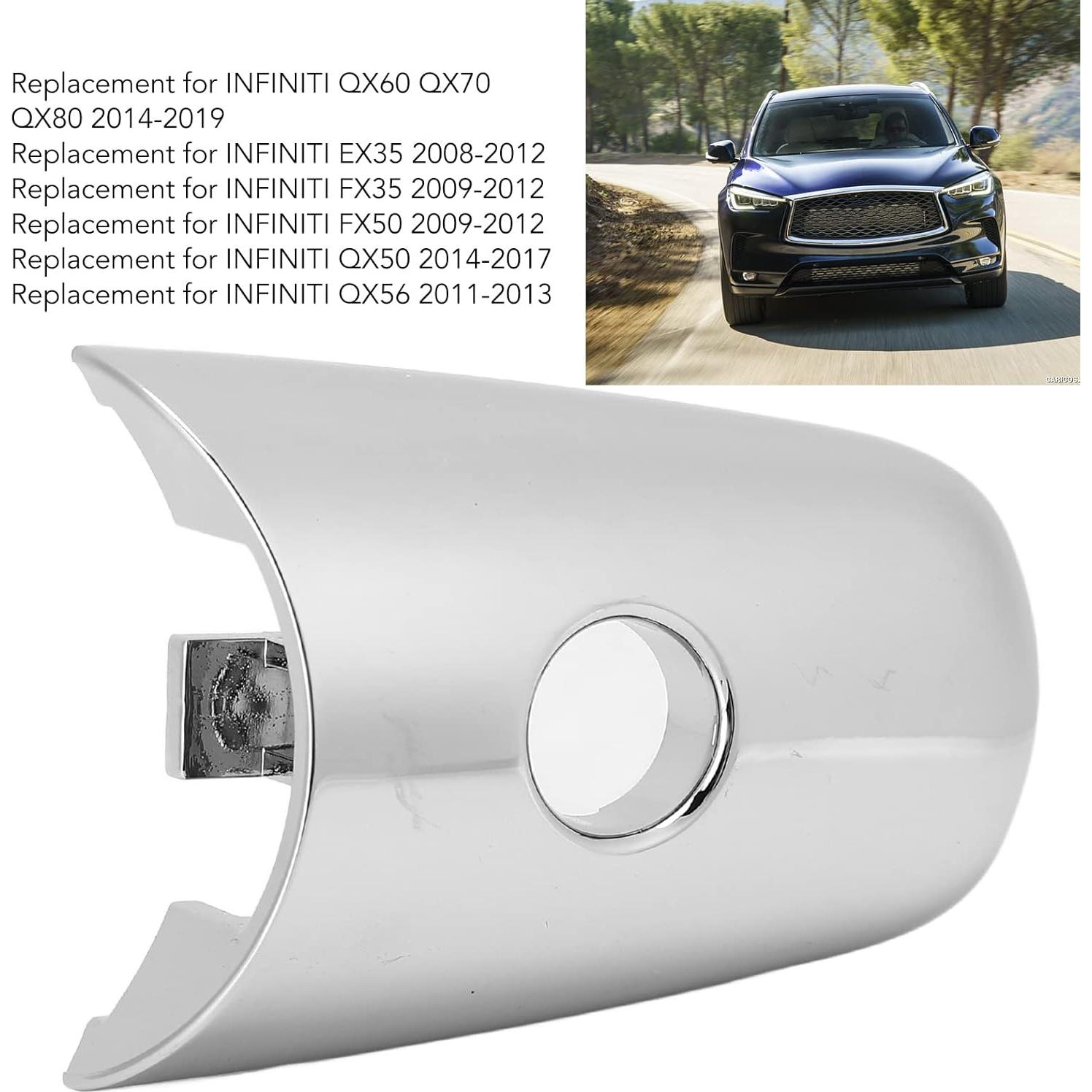 Cubierta de manija de puerta Keenso cromo izquierda QX60 QX70