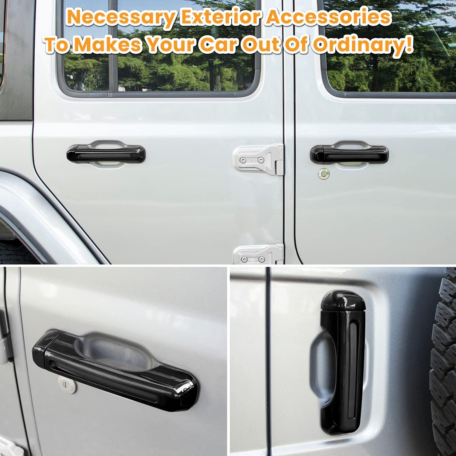 Cubierta Manijas Puerta Jeep Wrangler JL JLU 2018-2024 E-cowlboy 5PCS