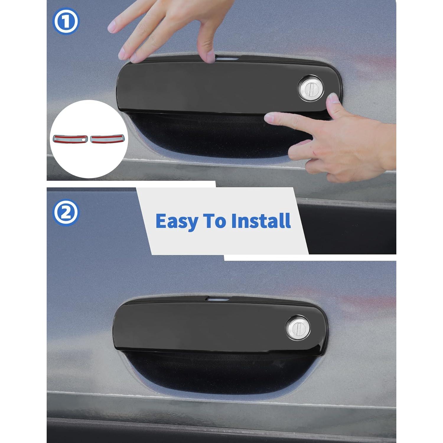 Cubiertas de Manijas de Puerta Exterior DSWSQ para Dodge Challenger 2012+