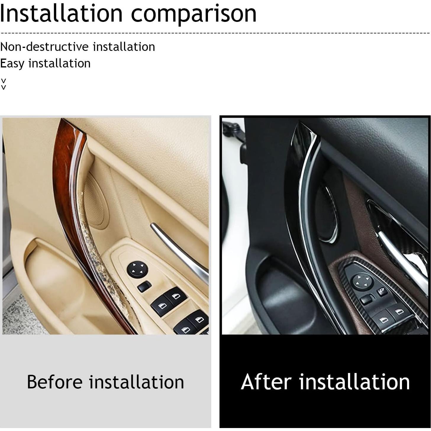 Cubiertas de Manijas de Puerta Interior BMW F30 F34 F32 F36 LIMBQS