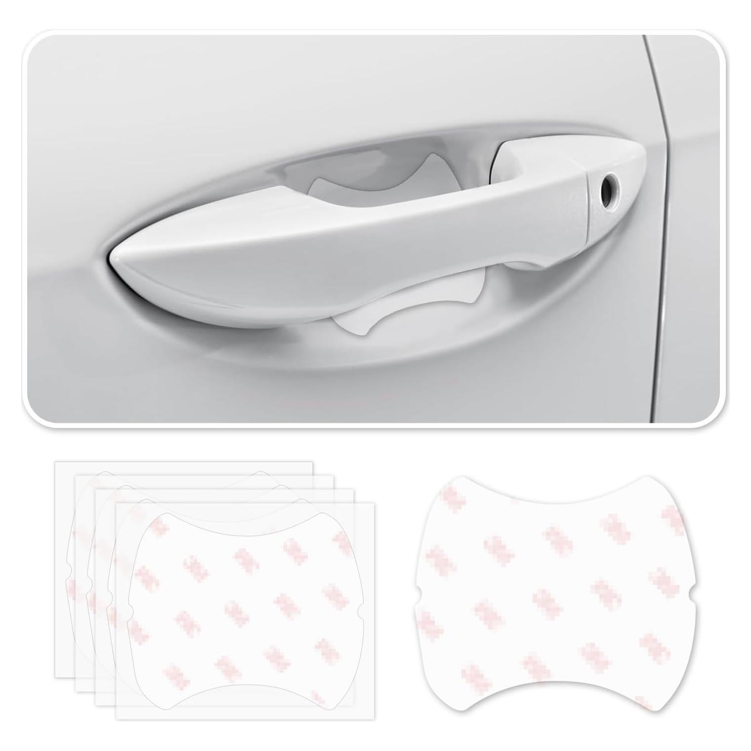 Protector de Manija de Puerta de Coche Genérico 4 Pcs Transparente