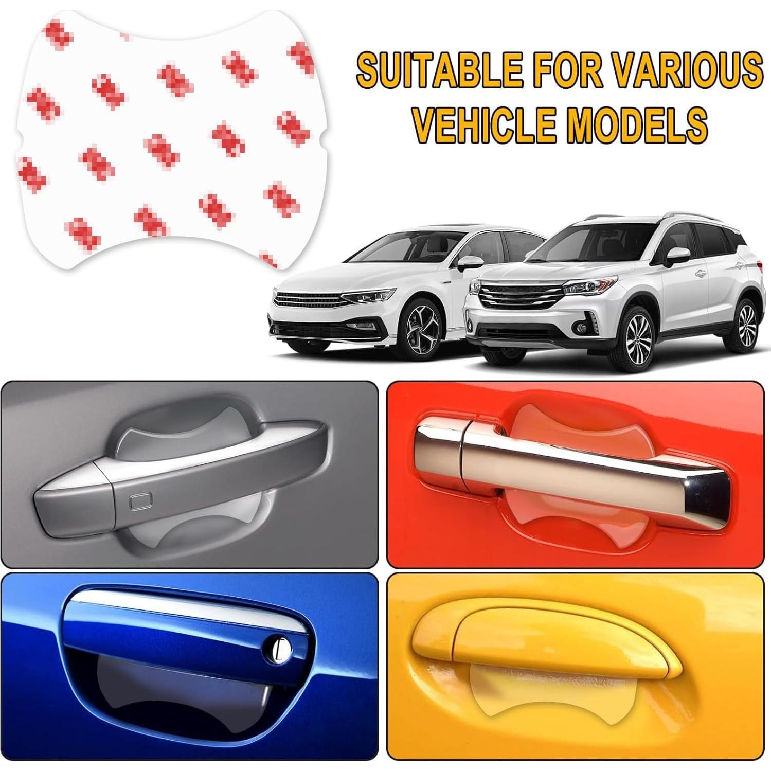 Protector de Manija de Puerta de Coche Genérico 4 Pcs Transparente