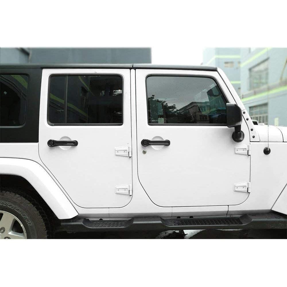 Kit de Cubiertas para Manijas de Puerta JeCar Negro 5 Piezas