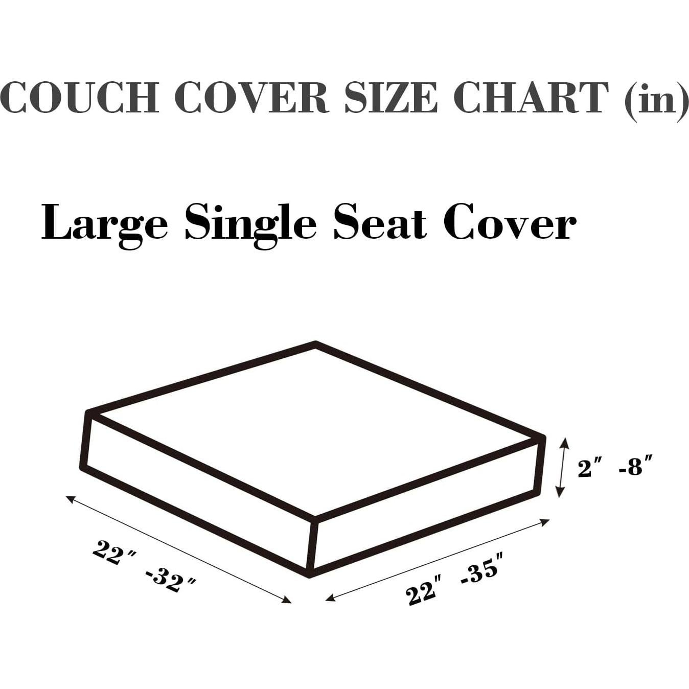 Magic Sofa Covers Couch Covers 2024 New Couch Cushion Covers Universal Sofa Covers Washable Stretch Slipcovers for Sectional Sofa (Texture Light Gray,Large Single Seat Cover)