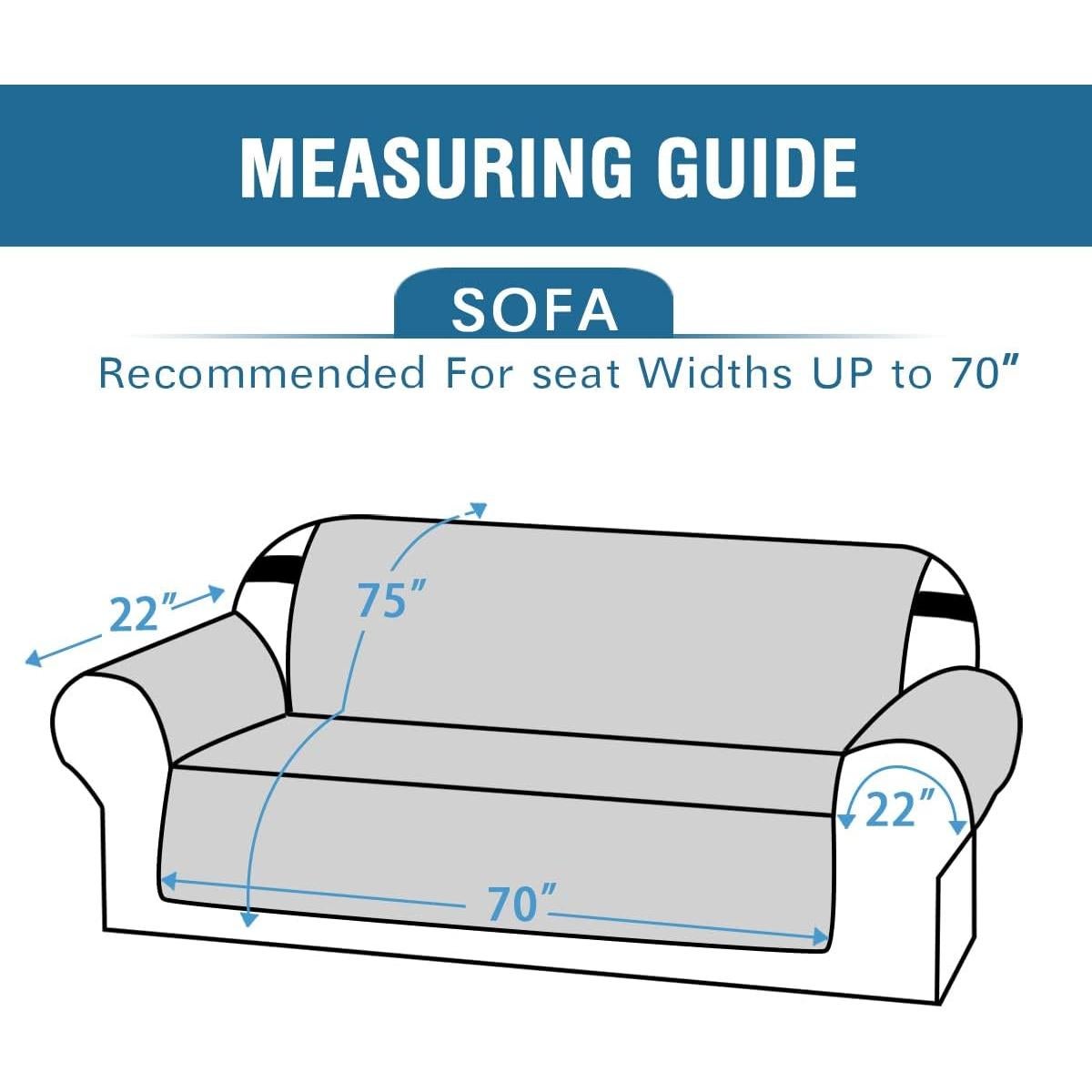Funda de Sofá H.VERSAILTEX Terciopelo Antideslizante 3 Cojines
