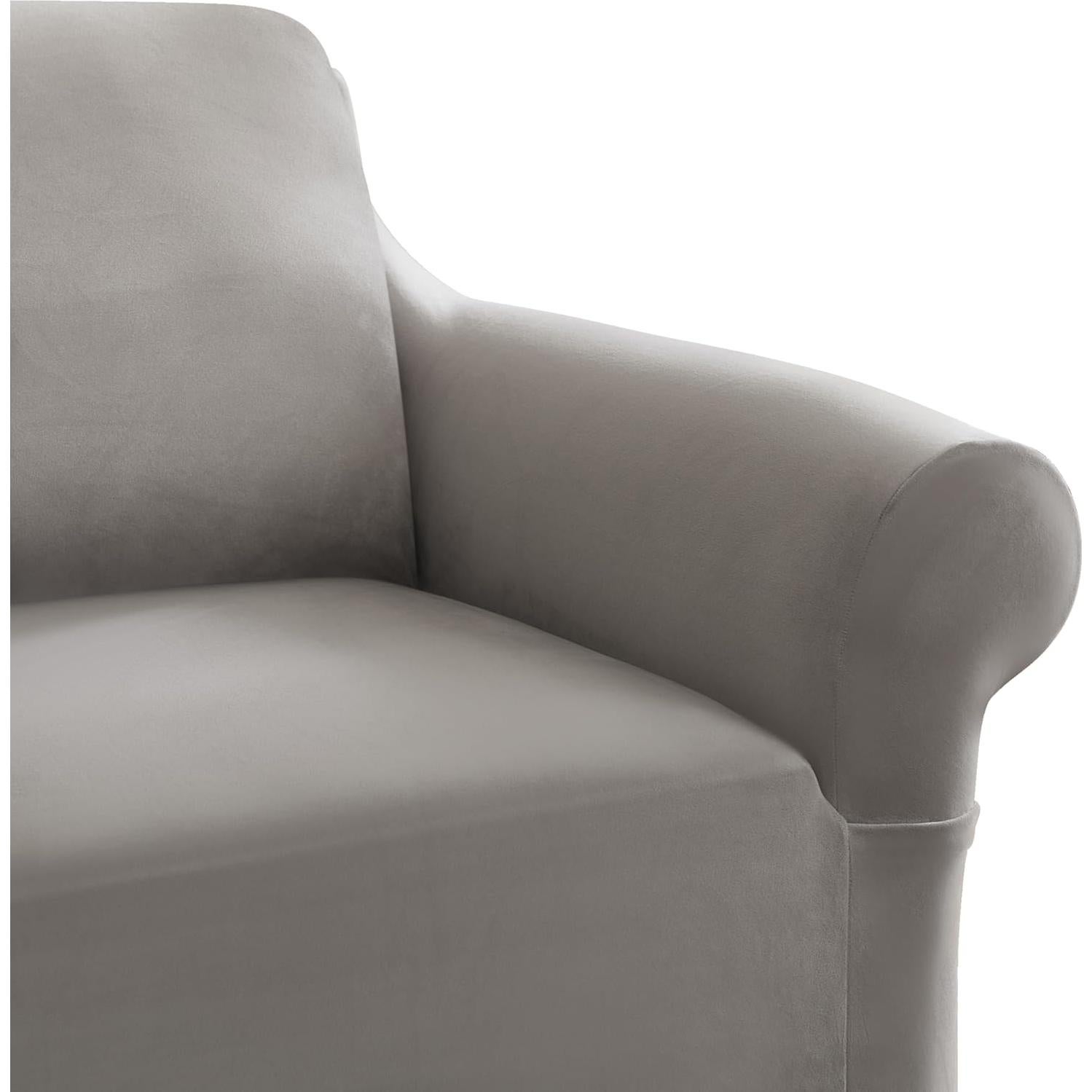 Funda de Sofá Stretch Hampstead SureFit Gris Claro 188-244 cm