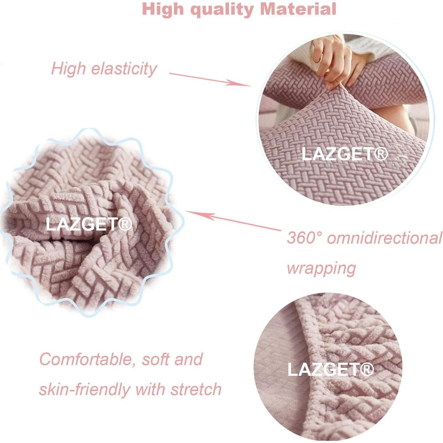 Funda de Sofá Universal LAZGET Gris Oscuro Resistente al Desgaste