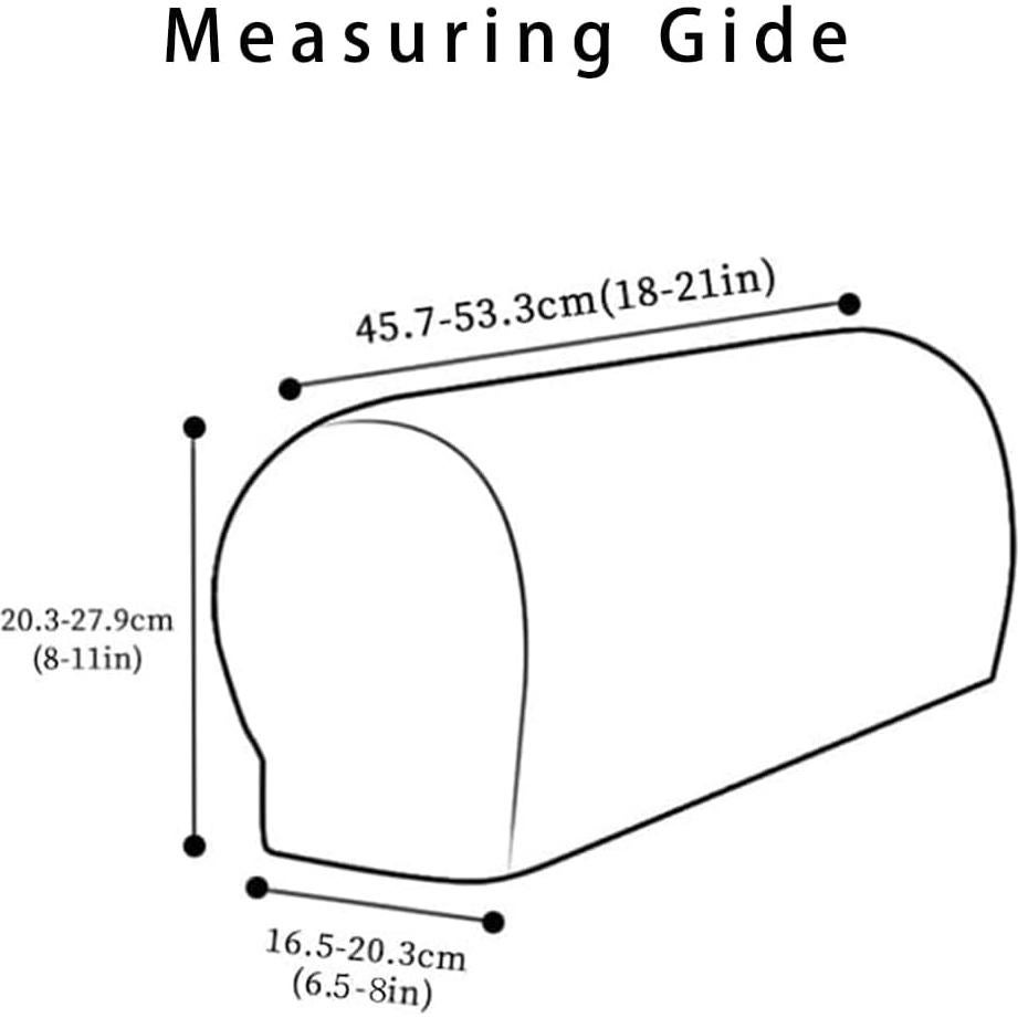 Fundas de Brazo de Sofá RCFINE 2 Pcs Antideslizantes Beige