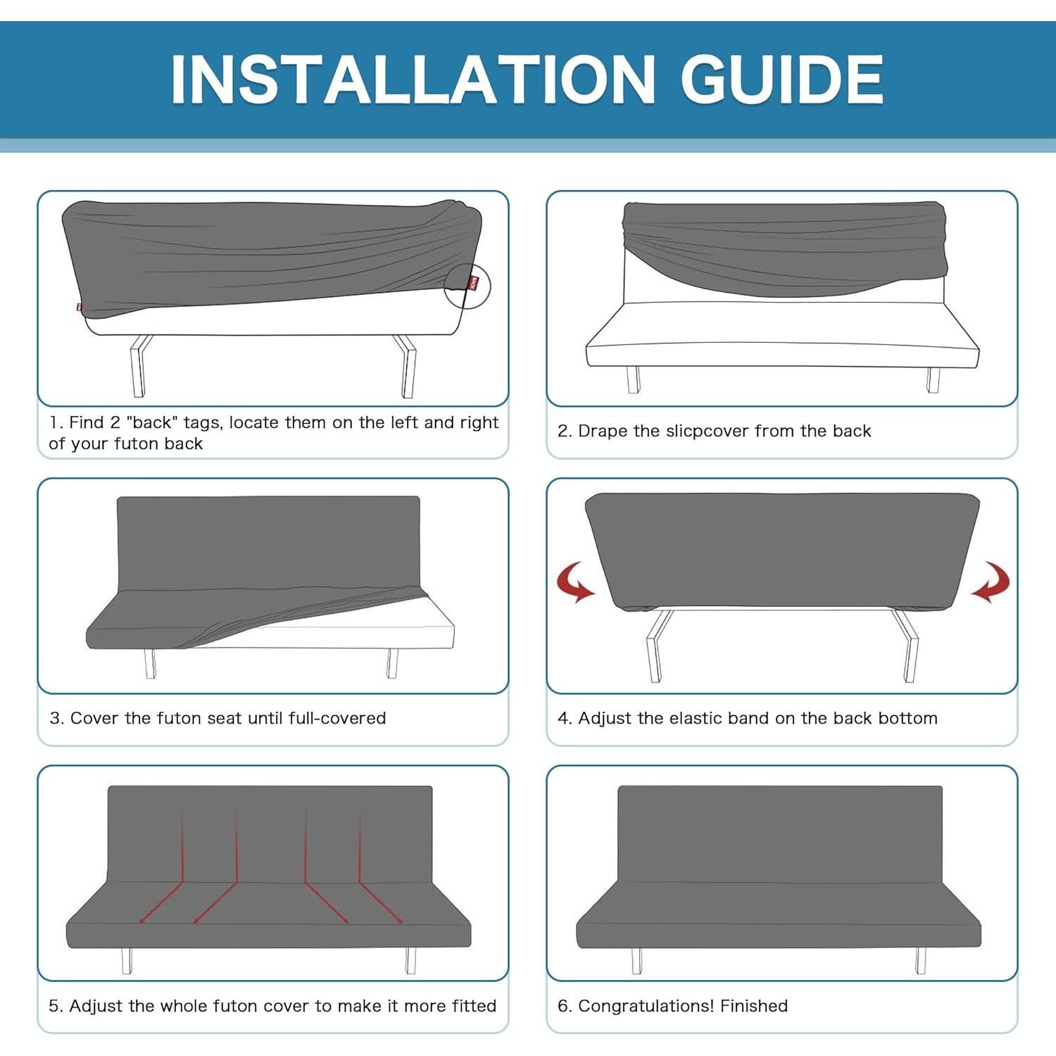 Funda de Futón H.VERSAILTEX 100% Impermeable Jacquard 172-183 cm
