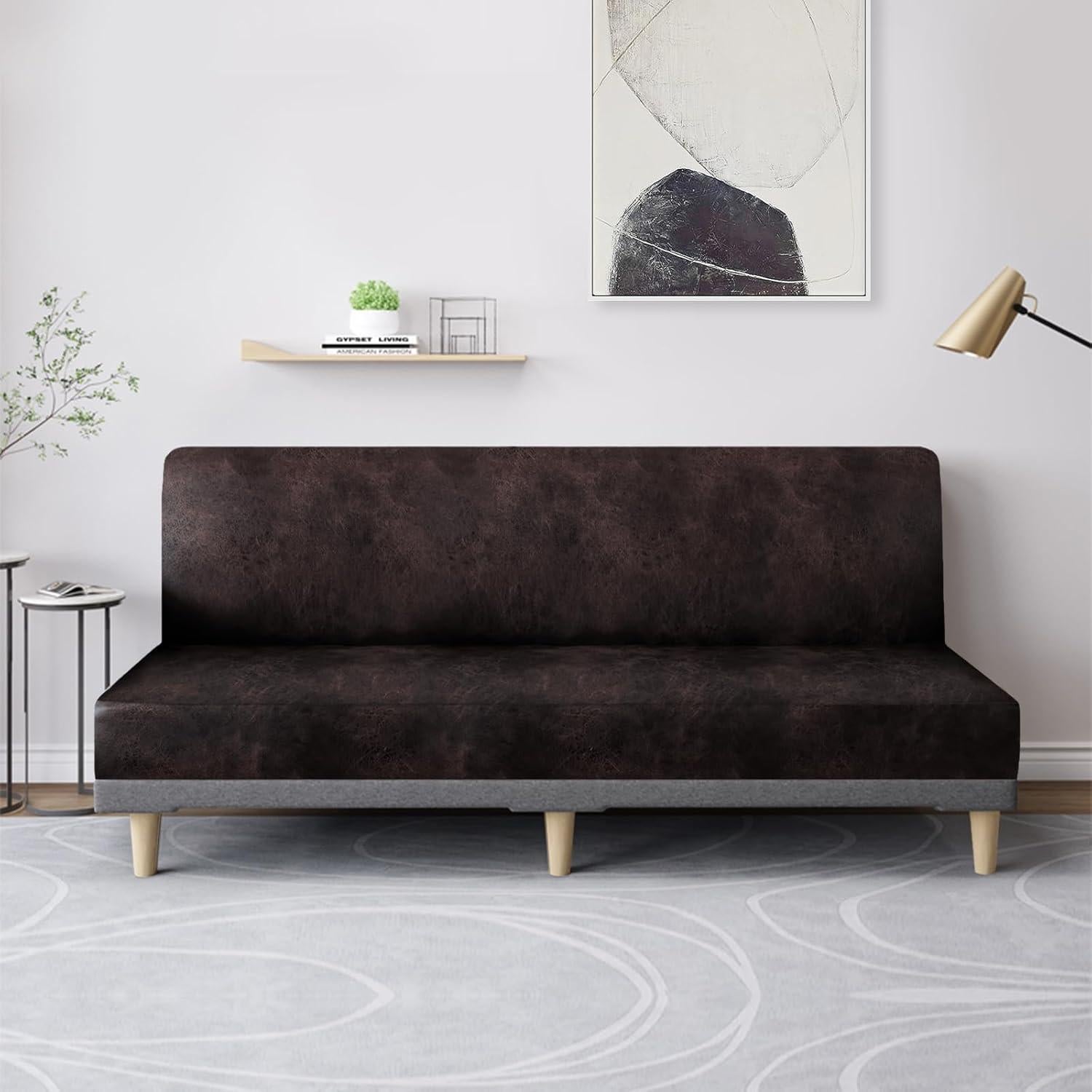 Funda de Futón Elástica Molasofa Grande Chocolate Lavable