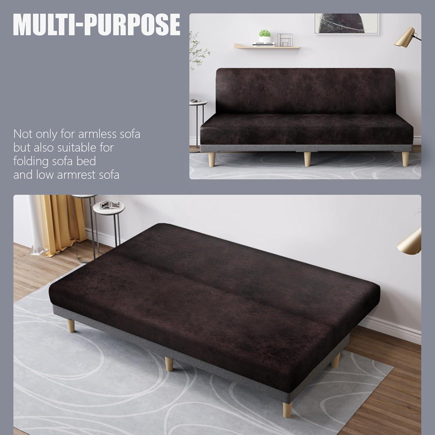 Funda de Futón Elástica Molasofa Grande Chocolate Lavable