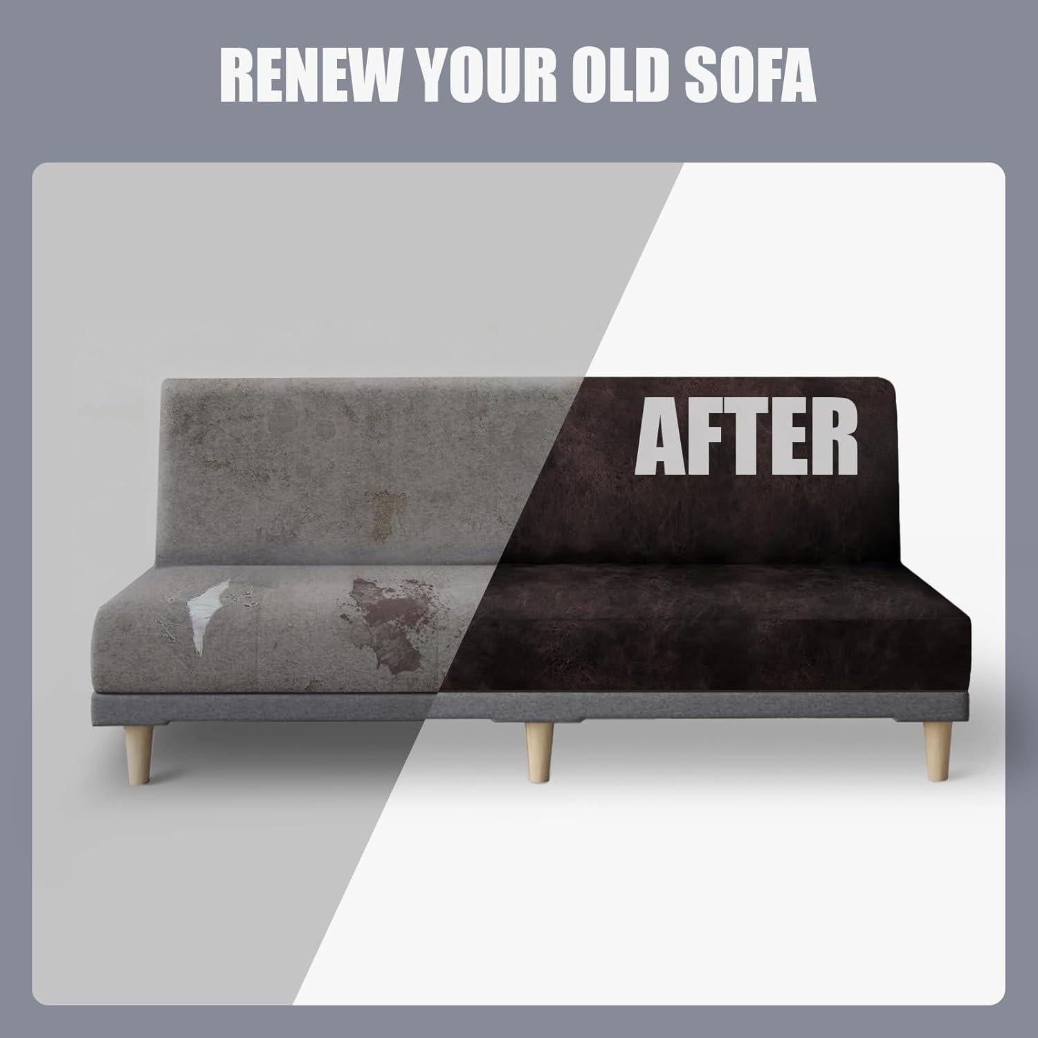 Funda de Futón Elástica Molasofa Grande Chocolate Lavable