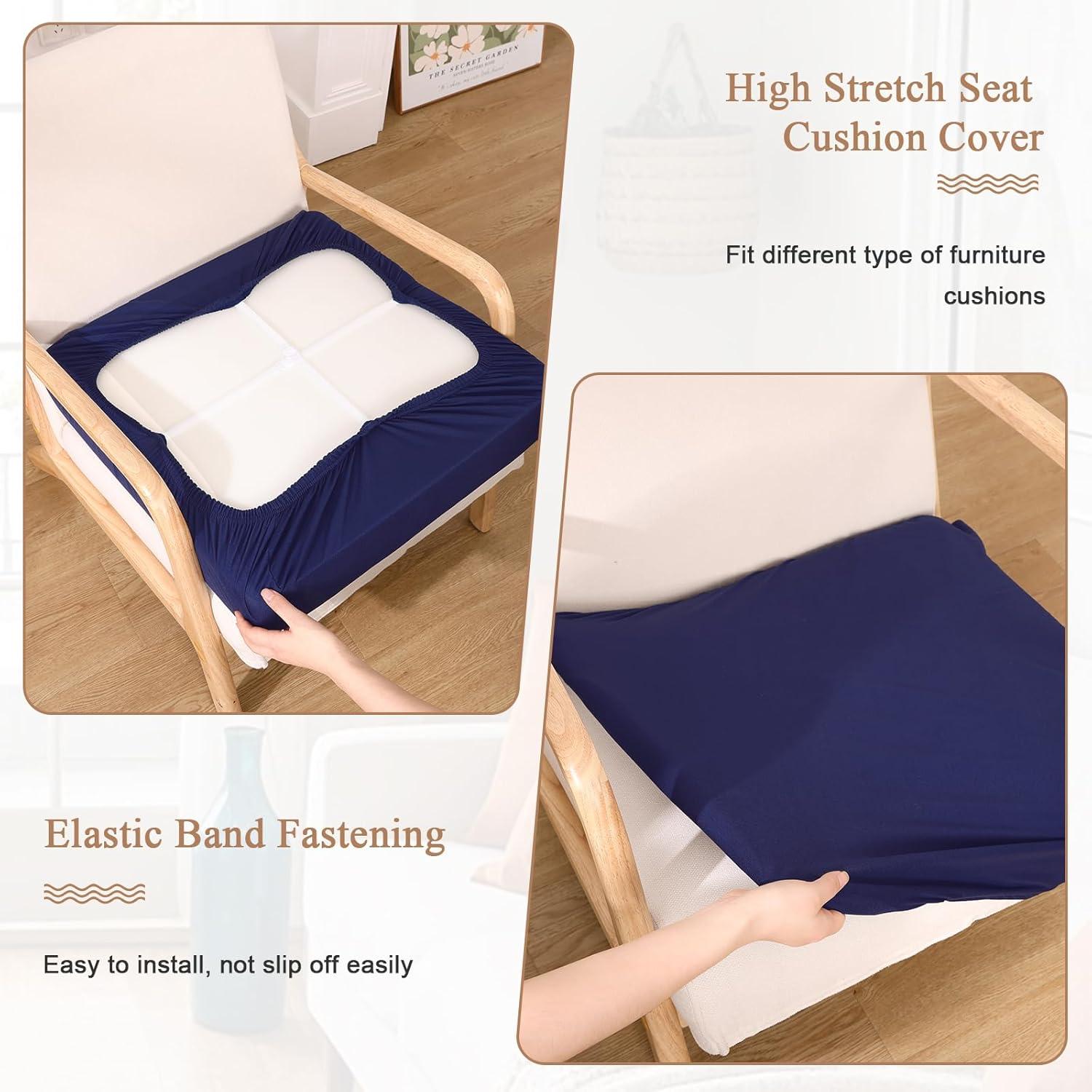 Fundas de cojines de patio U'Artlines 8 piezas impermeables