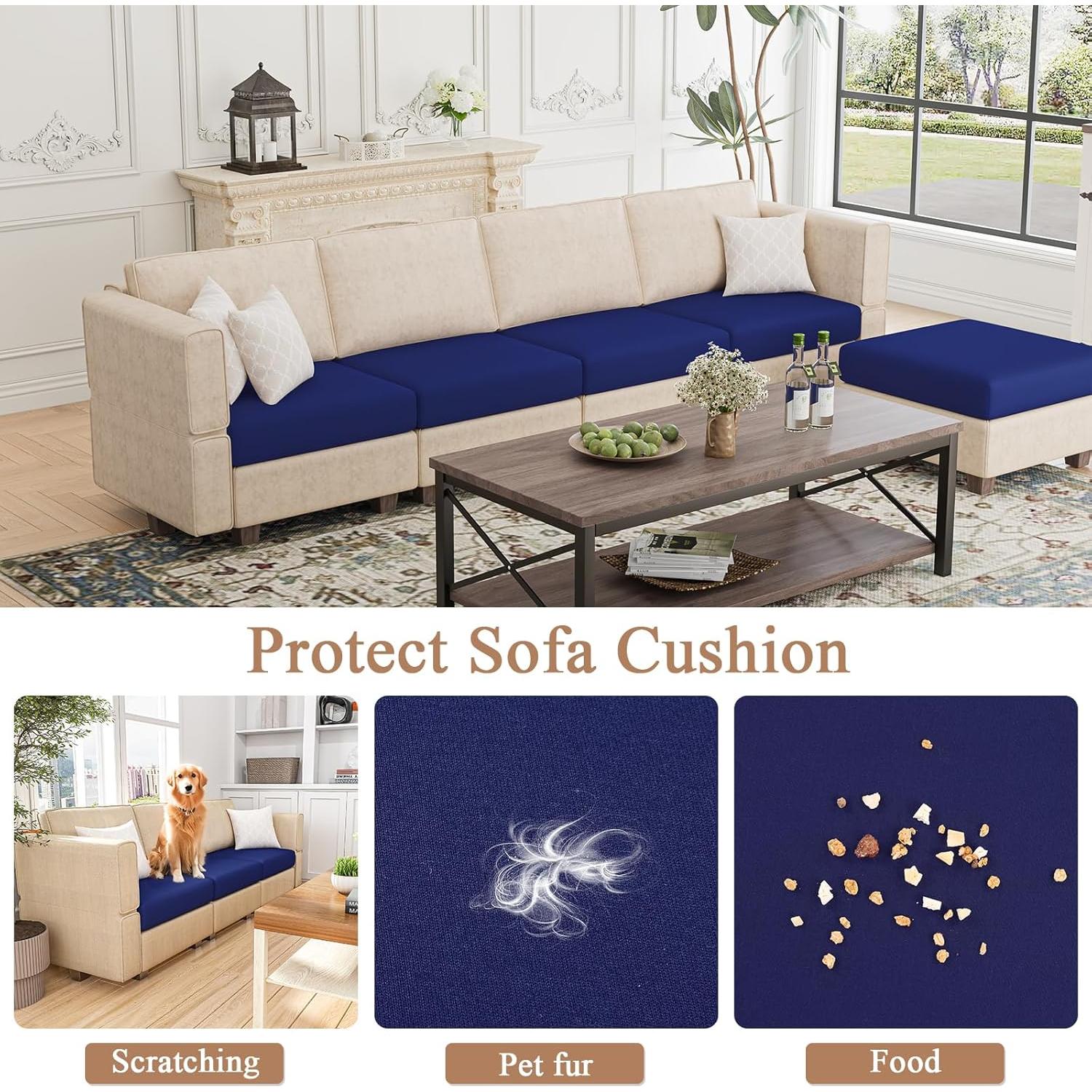 Fundas de cojines de patio U'Artlines 8 piezas impermeables