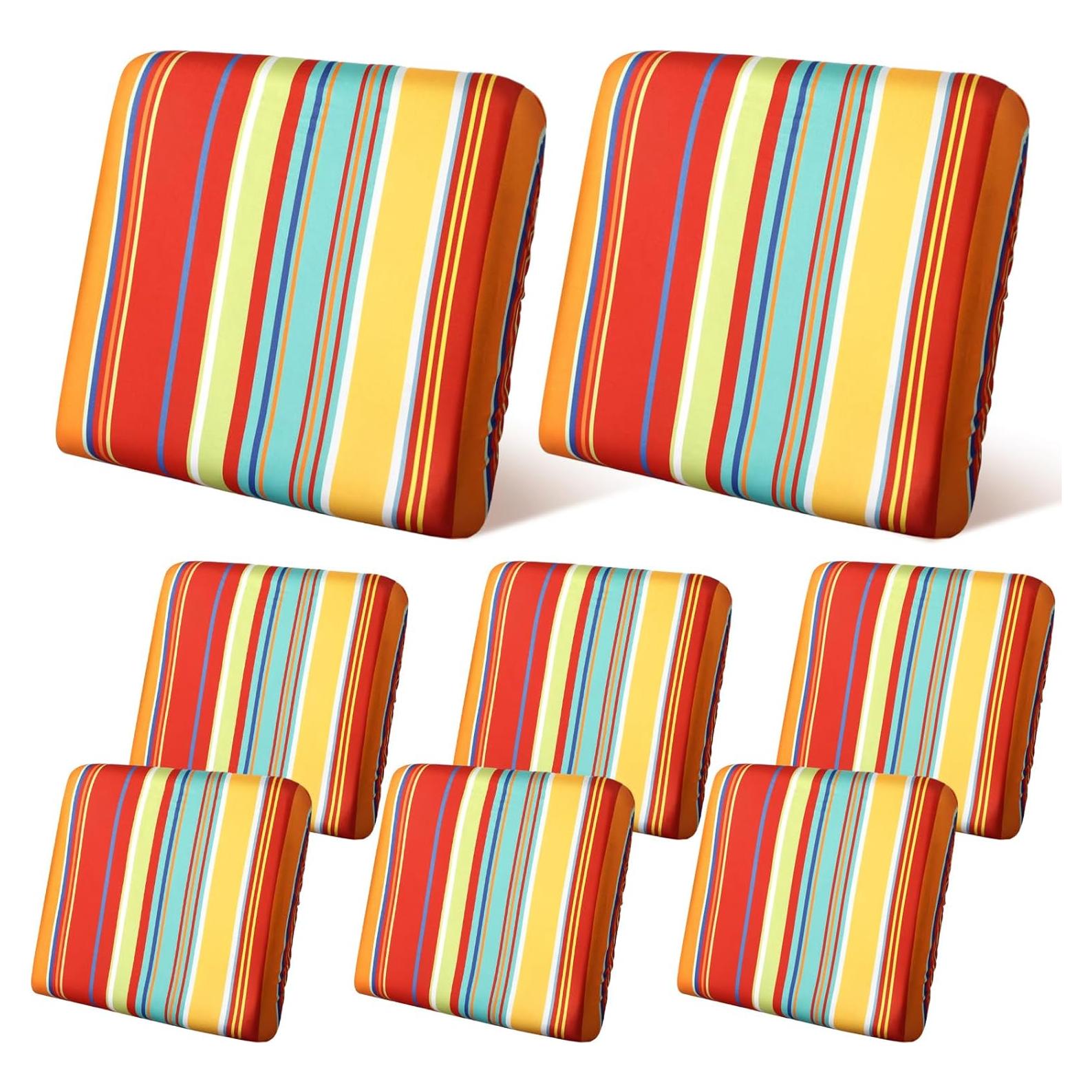 Funda de Cojín para Sofá de Patio Geyoga 8 Pcs Impermeable