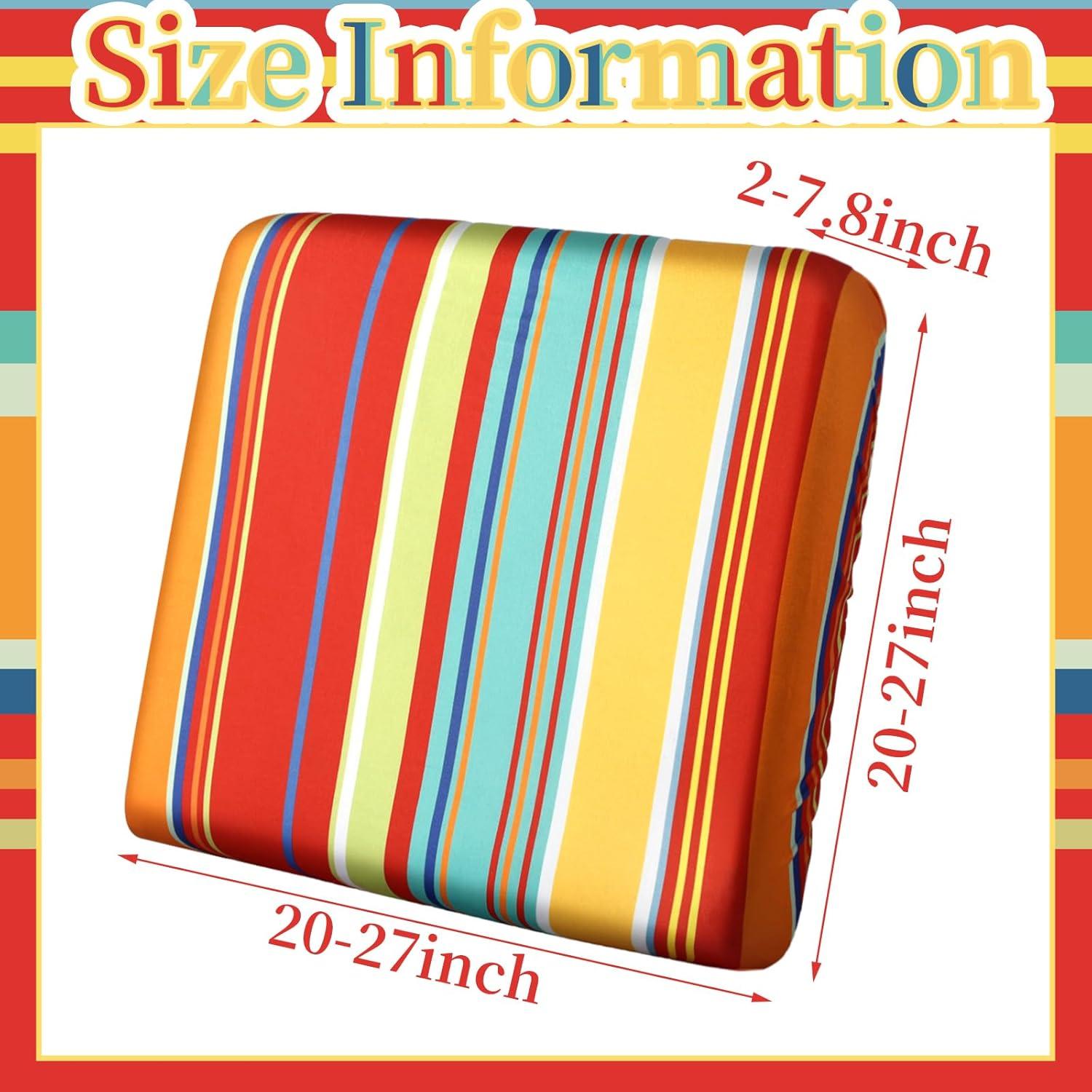 Funda de Cojín para Sofá de Patio Geyoga 8 Pcs Impermeable