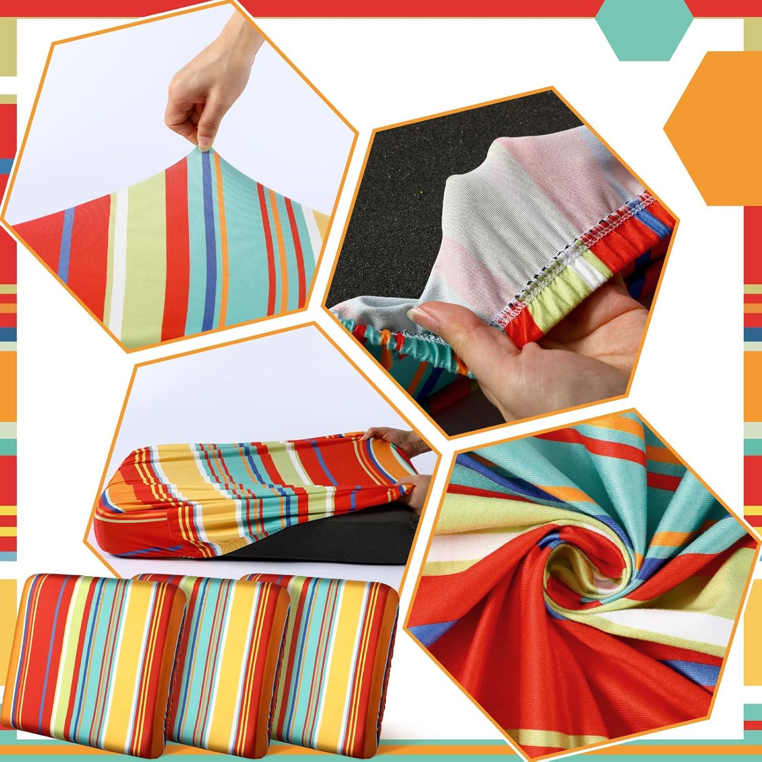 Funda de Cojín para Sofá de Patio Geyoga 8 Pcs Impermeable