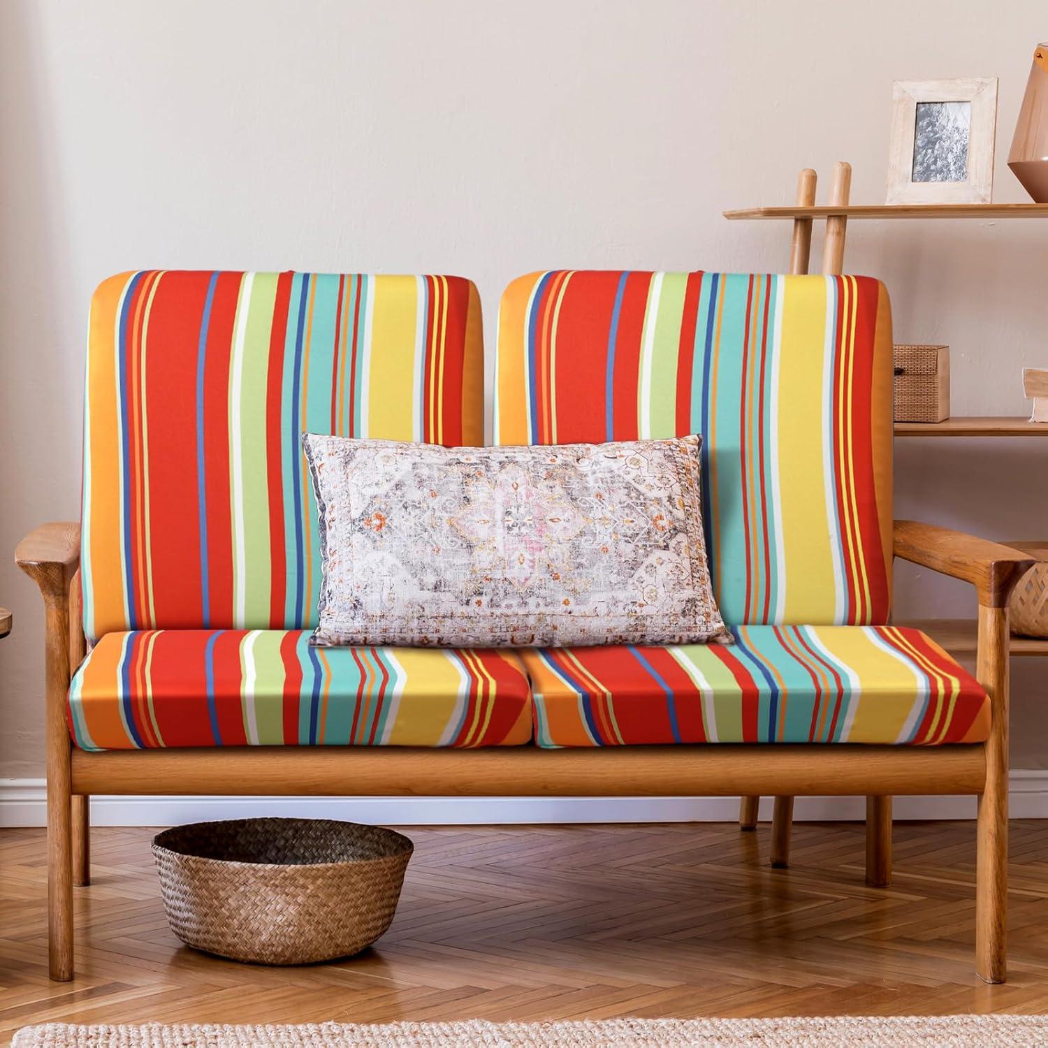 Funda de Cojín para Sofá de Patio Geyoga 8 Pcs Impermeable