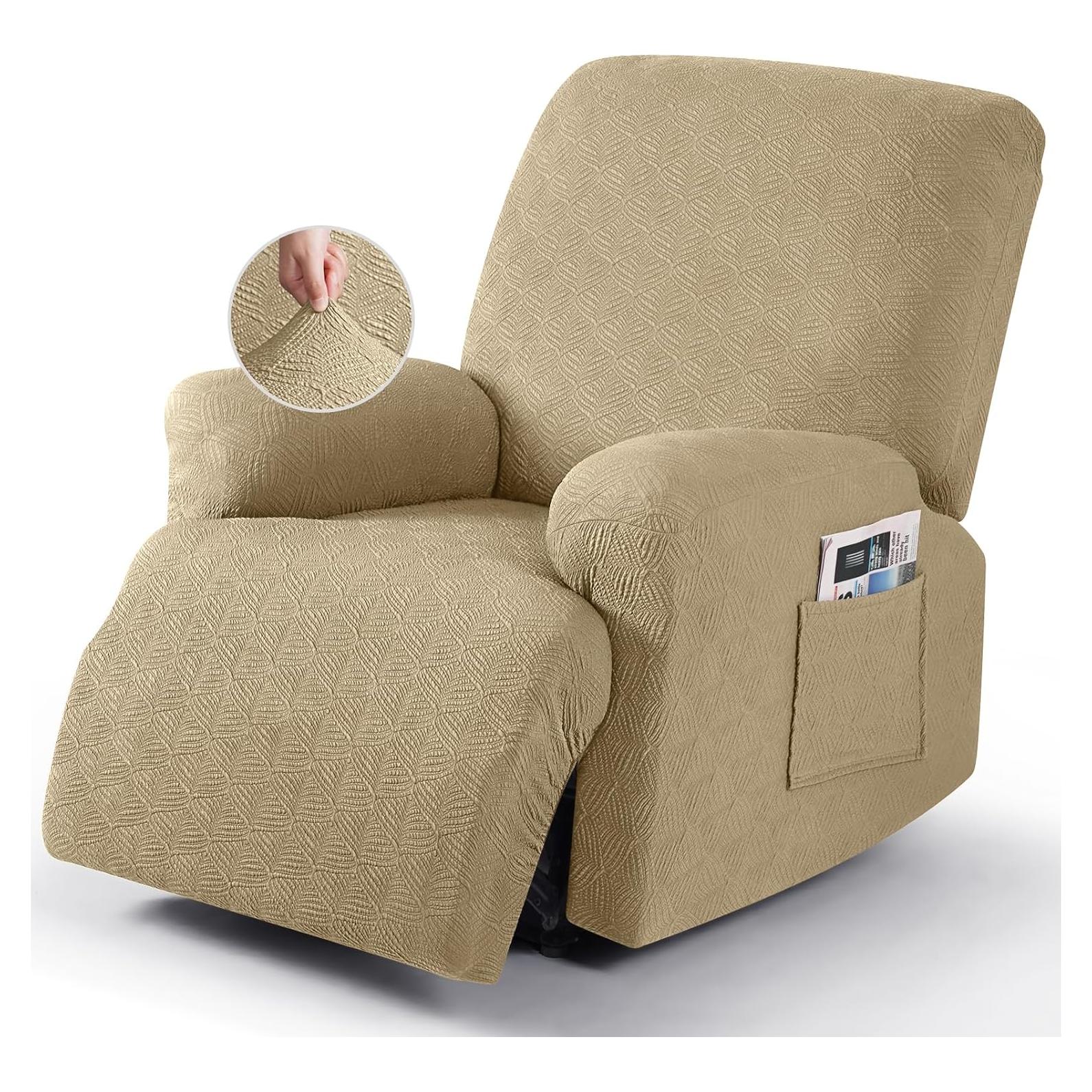 Funda de Silla de Reclinador Timeles Caqui Unipersonal